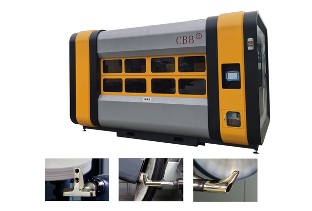 Six-axis double-station CNC buffing machine