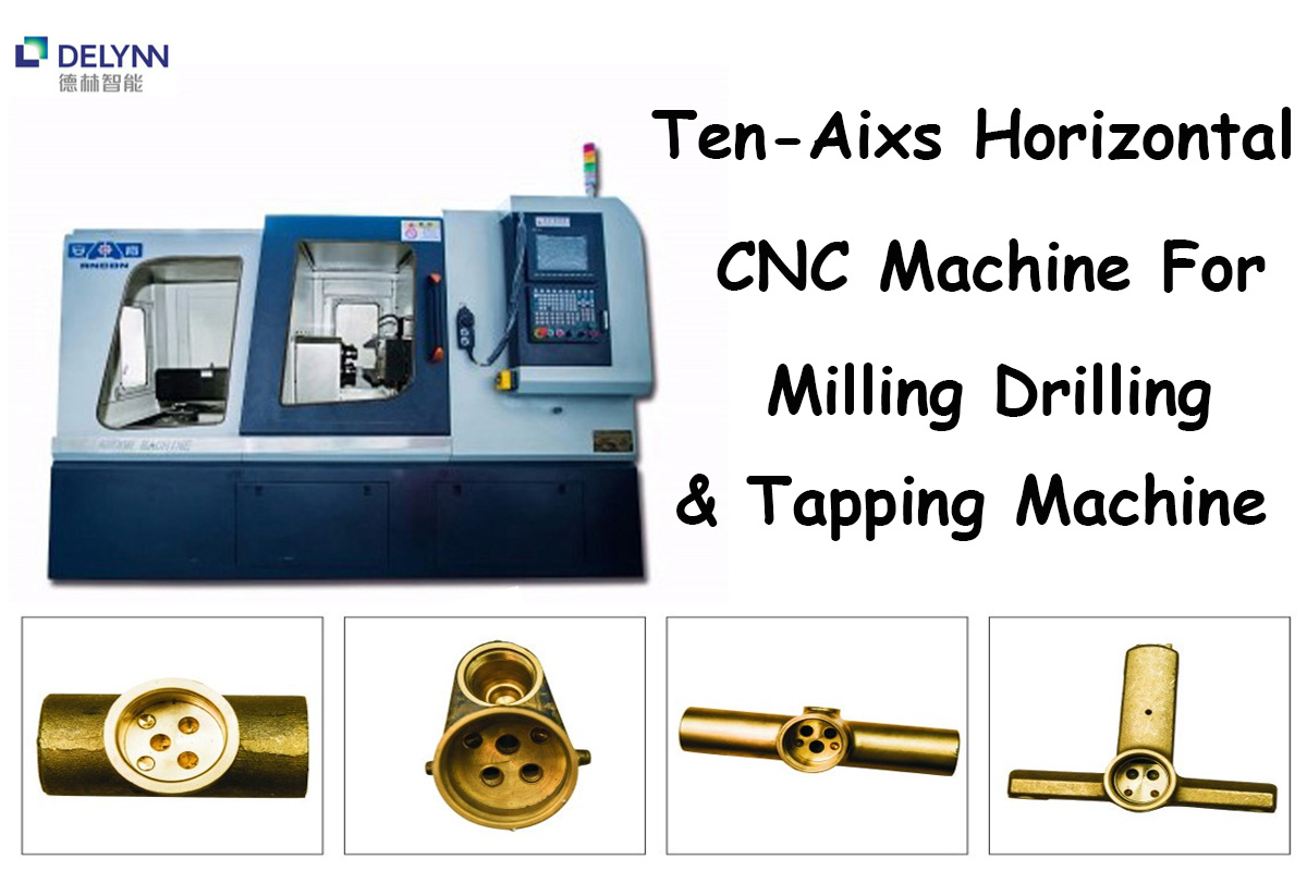 Delin Machinery Ancon AC-Wsk-8z Series of Eight Spindle Horizontal CNC Drilling/Tapping