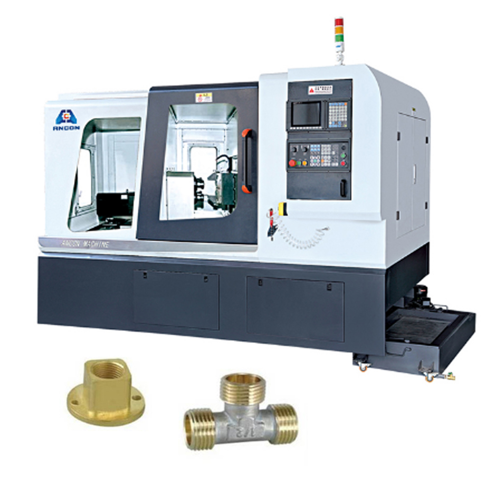 Delin Machinery Ancon AC-Wsk-8z Series of Eight Spindle Horizontal CNC Drilling/Tapping