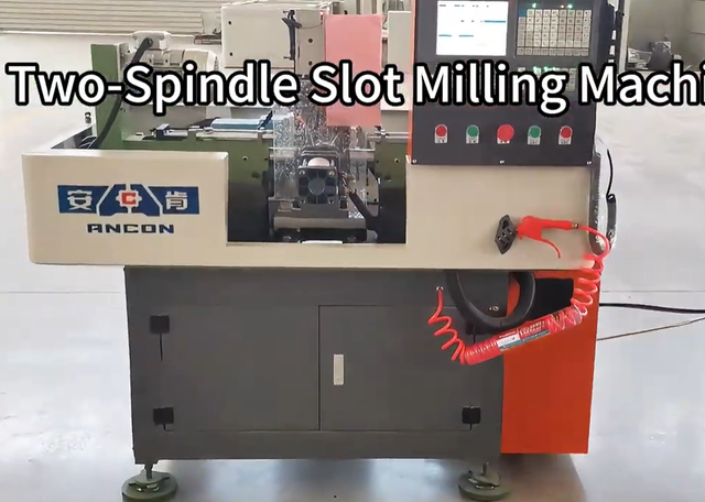 Two-Spindle Slot Milling Machine