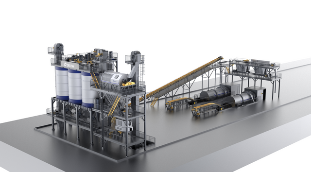 Layout of Good Quality Sand Supplying Line