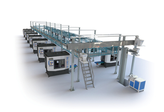 Automatic Sand Adding Line